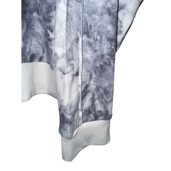 Jessica Simpson Active Tie-Dye Hoodie Sweatshirt 3X Gray & White - Picture 4 of 7